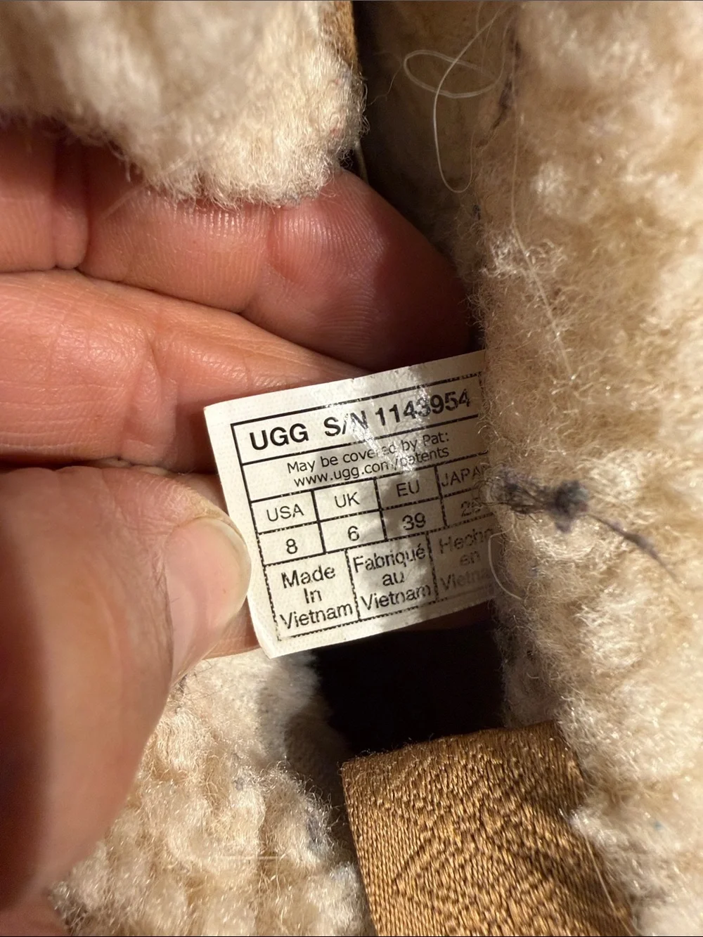 UGG Chestnut Suede Shearling Lace-Up Winter Boots with Multicolor Laces